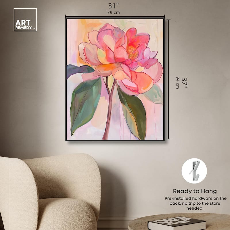 Softly Unfurling I Canvas by Art Remedy