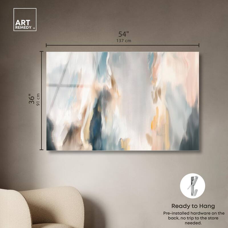 Gilded Gorge III Acrylic by Art Remedy, Ready to Hang