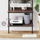 preview thumbnail 55 of 81, Nathan James Theo 5-Shelf Ladder Bookcase Wood with Metal Frame