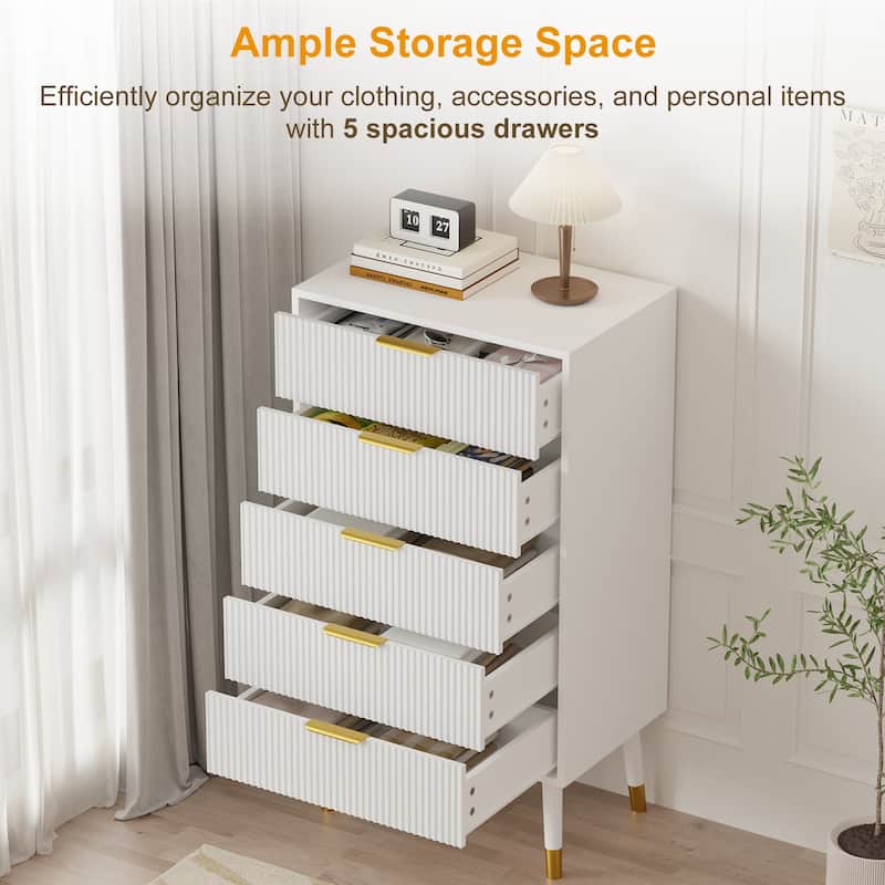 5 Drawer Dresser for Bedroom