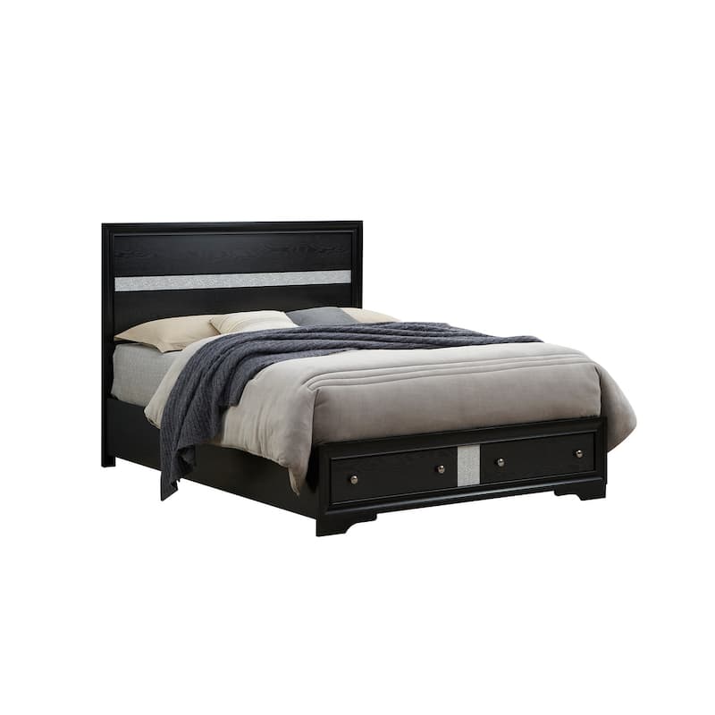 Madrid Wood Frame Panel Bed