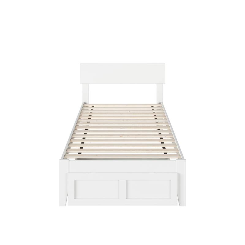 AFI Boston Platform Bed with Foot Drawer
