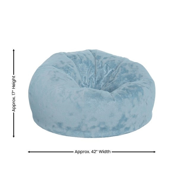 dimension image slide 8 of 22, Oversized Refillable Bean Bag Chair for Kids and Adults