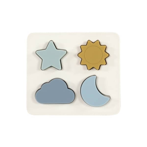 slide 1 of 1, Hudson Baby Silicone Puzzle Board, Sun Moon, One Size - Sun Moon Sun Moon - Toddler