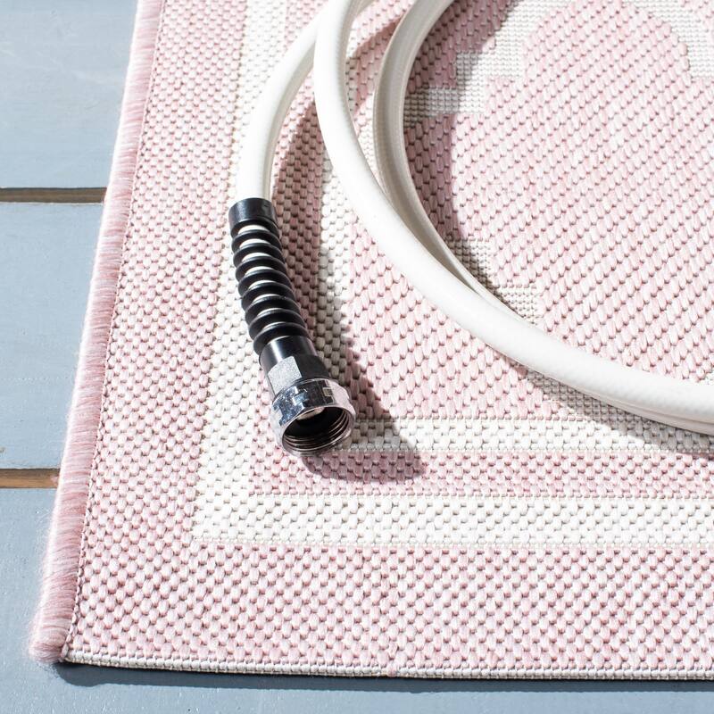 SAFAVIEH Courtyard Kamini Indoor/ Outdoor Waterproof Patio Backyard Rug