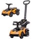 preview thumbnail 8 of 8, 2-in-1 Ride On Push Car for Toddlers 1-3 - Orange