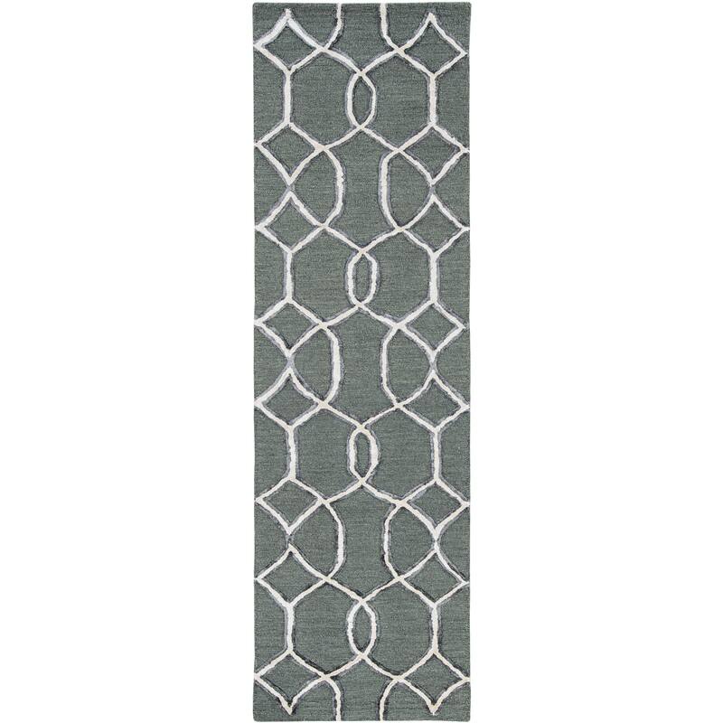 Libby Langdon Upton Groovy Gate Handtufted Wool Rug