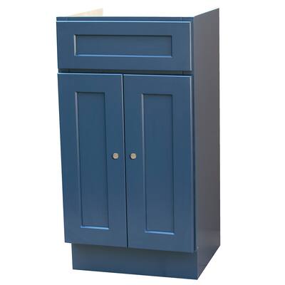 18x16 Blue Shaker Vanity