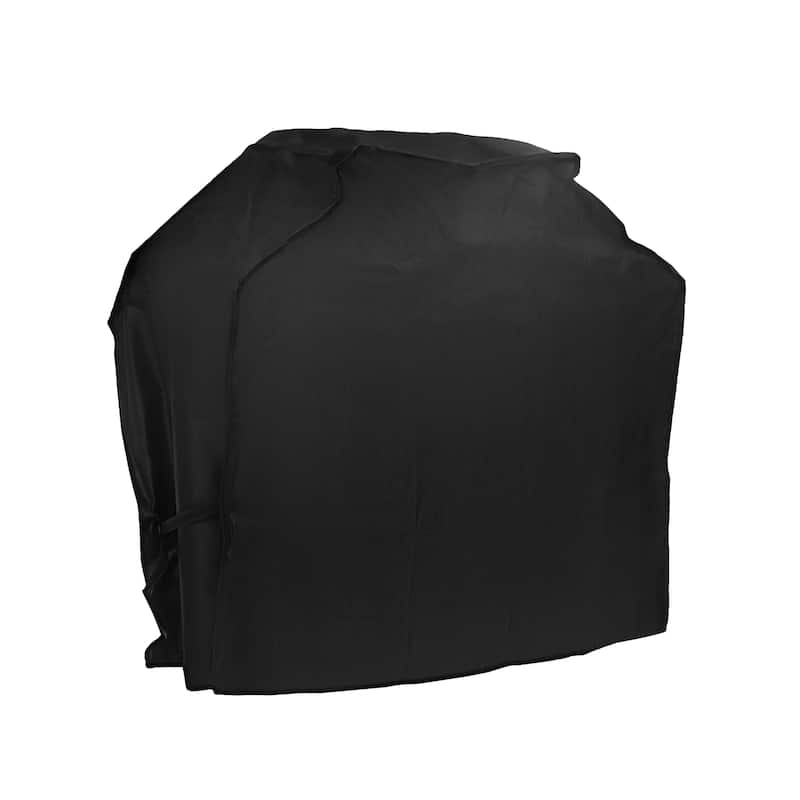 45" Grill Cover, Durable Oxford Polyester Cover, Water Resistant, Black - Black