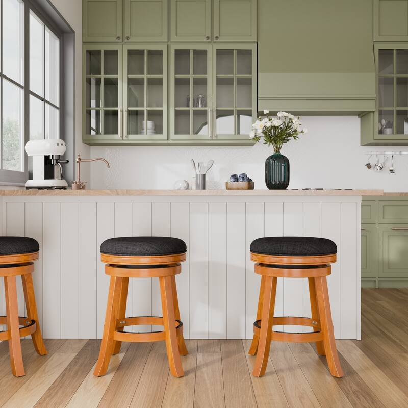 DTY Indoor Living Creede Backless Swivel Stool