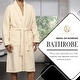 preview thumbnail 20 of 76, 100% Cotton Soft Terry Adult Unisex Lightweight Bathrobe by Superior