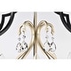 preview thumbnail 5 of 8, Adoncia Black and Brushed Silverish Champagne Crystal Chandelier - 27 inches in Diameter x 31 inches H