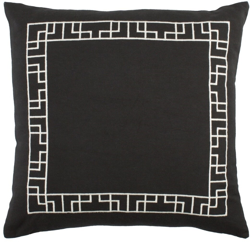 Decorative 18-inch Brook Down/Poly Filled Throw Pillow