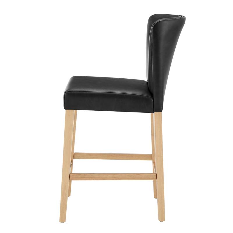 NPD Furniture Albie KD Faux Leather Counter Stool