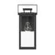 preview thumbnail 2 of 6, Hunter Timbergrove Outdoor Black Wall Light - Porch, Patio, Garage - Contemporary, Transitional, Mission - Corrosion Resistant!