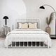 preview thumbnail 40 of 53, Alazyhome Sturdy Metal Platform Bed Frame