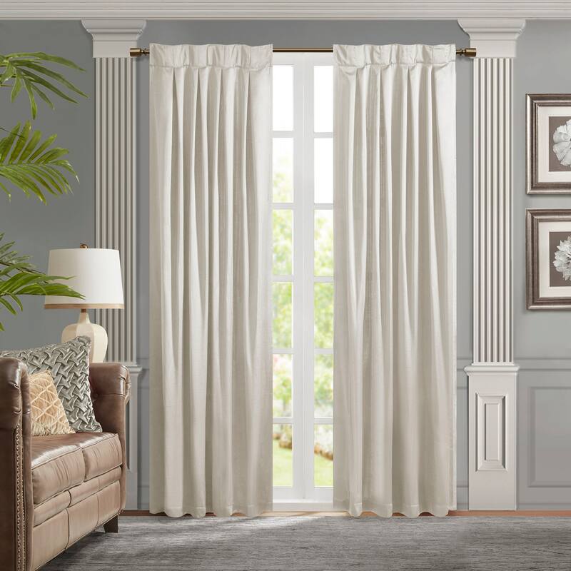 Pleat Curtain Panel with Tieback (Single) 52x84"