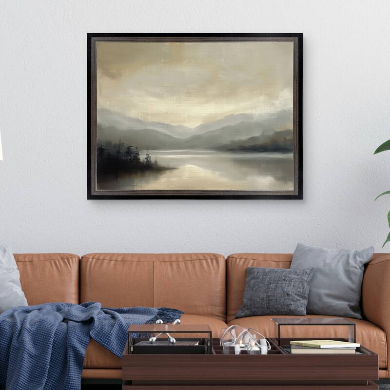 Masterpiece Art Gallery| Nature's Paintbrush VIII by Annabelle Hall - Framed Canvas Art Print