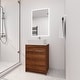 preview thumbnail 79 of 125, BNK 24/36/48/60 Inch Bathroom Vanity with Sink, Freestanding Bathroom Vanity with Soft Close Doors and Adjustable Shelf