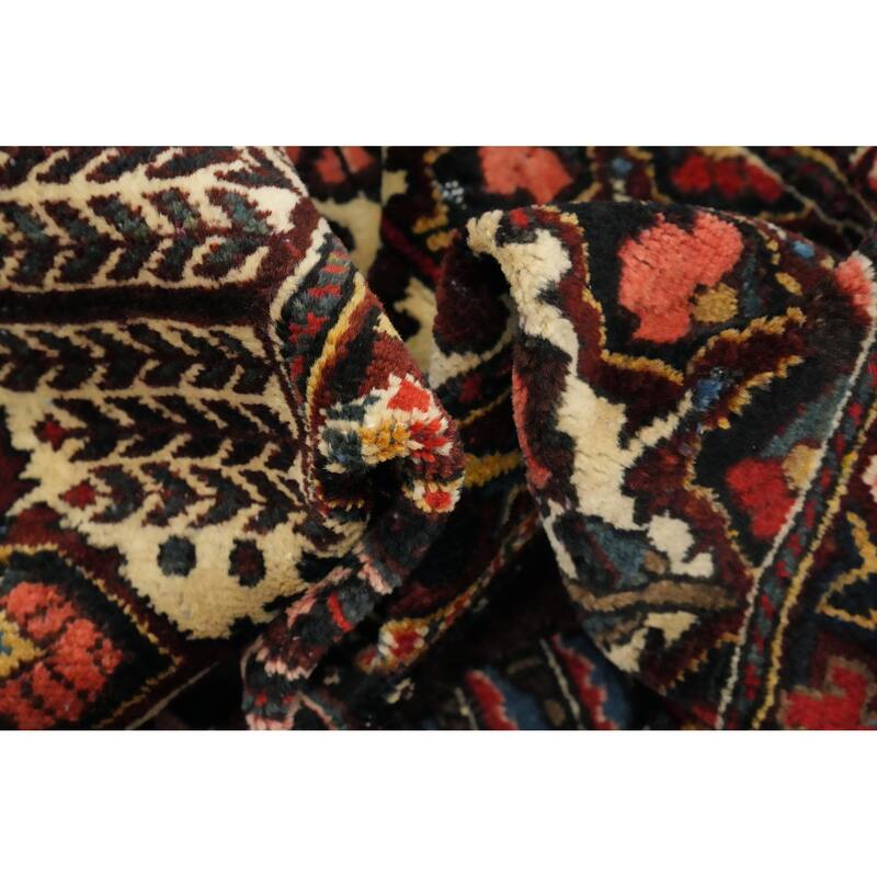 Hand Knotted Oriental 100% Wool Carpet Traditional Geometric Red Bakhtiari Area Rug - 14' 10'' X 11' 0''