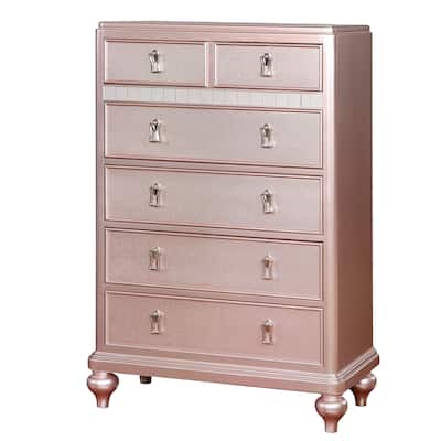 Dzhebel I Contemporary 5-Drawer Wood Chest by Copper Grove
