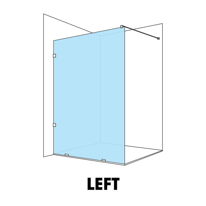 Frameless Fixed Shower Glass Panel