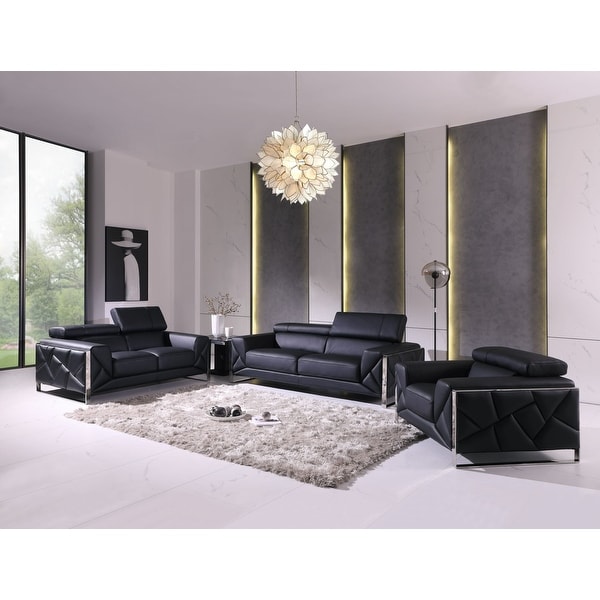 Modern sofa sales with adjustable headrest