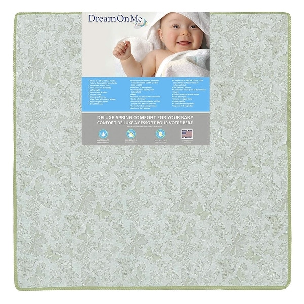 slide 2 of 4, Dream On Me Totbloc Playard Mattress Green