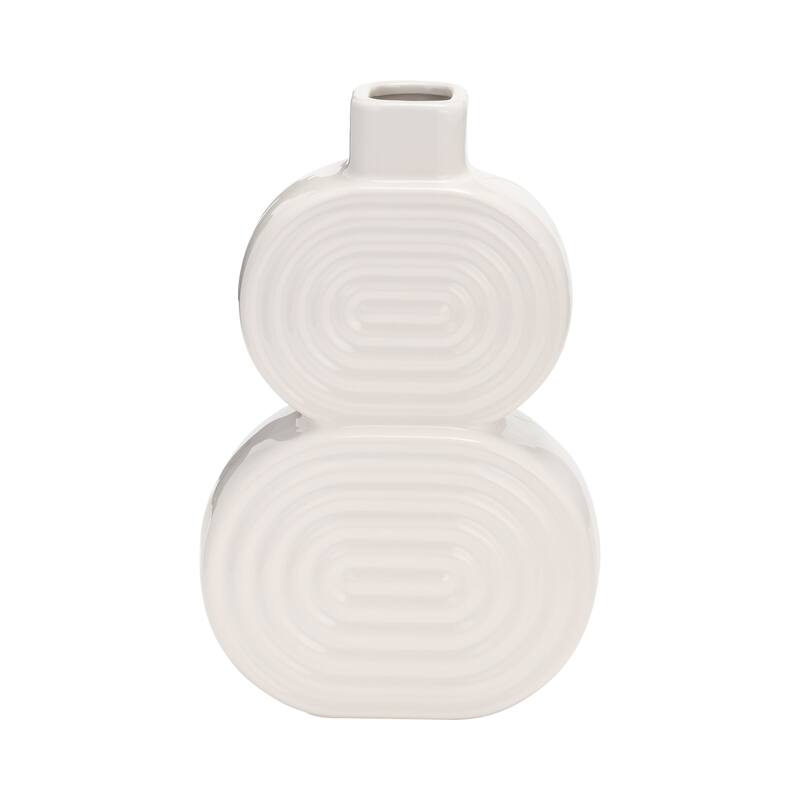 Sagebrook Home Stacked Circle Vase