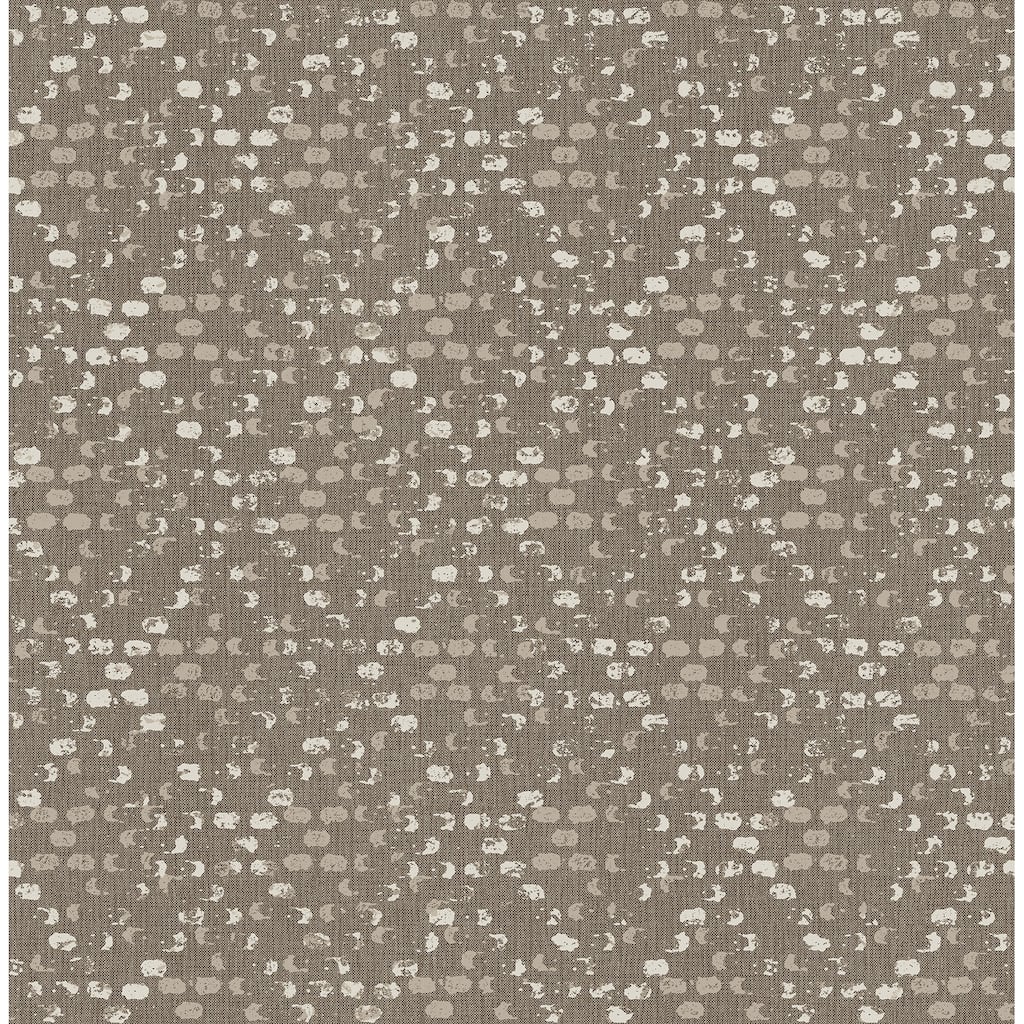 A-Street Prints Blissful Brown Harlequin Wallpaper