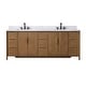 preview thumbnail 42 of 72, Vanity Art Lucerne Freestanding Bathroom Vanity with Stone Top, Hidden Power Station, Hair Dryer Holder, USB Charging Shelf