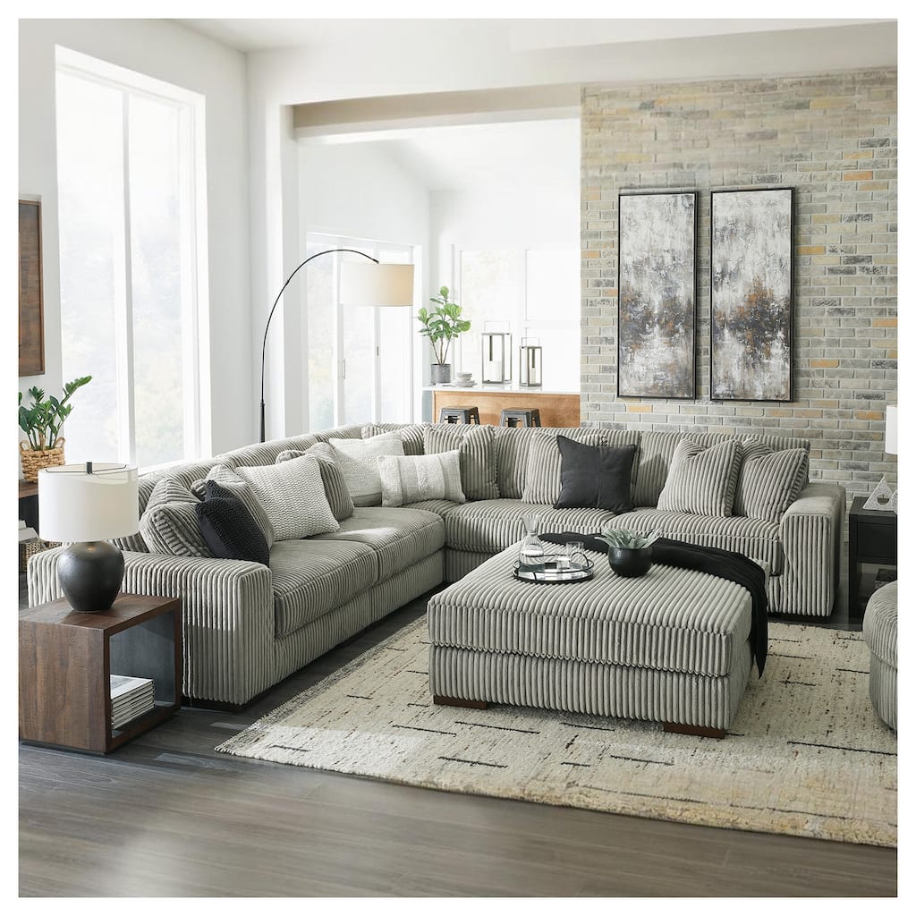 Signature Design by Ashley Lindyn 5-Piece Sectional - 133"W x 133"D x 38"H