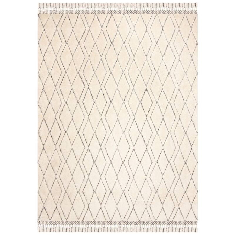 SAFAVIEH Handmade Casablanca Shag Jerneja Tribal Rug