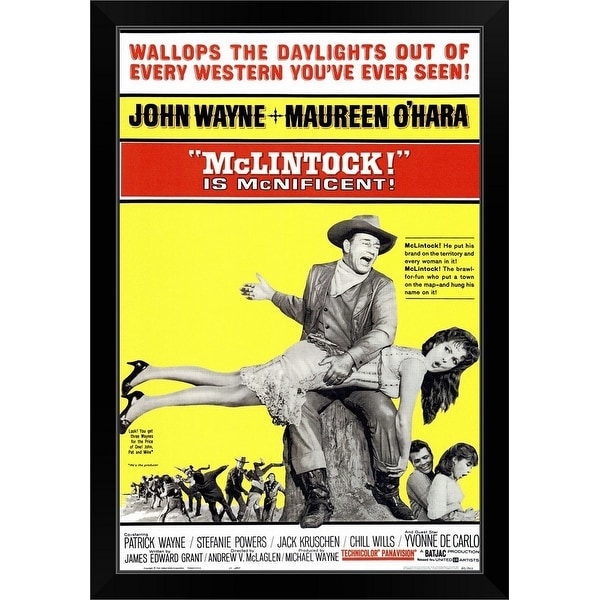 "McLintock (1963)" Black Framed Print
