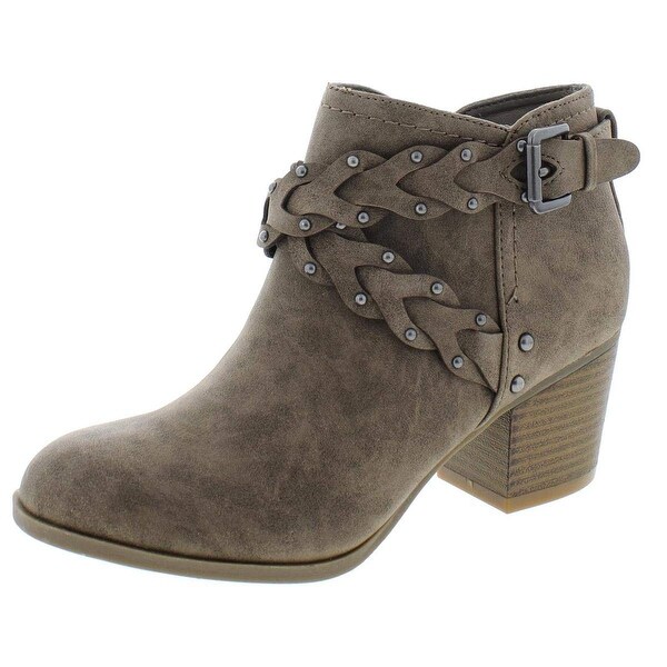 Shop Indigo Rd. Womens sattie Leather Almond Toe Ankle Fashion Boots ...