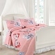 preview thumbnail 1 of 4, Cozy Line Coral Pink Butterflies Girl Quilt Bedding Set