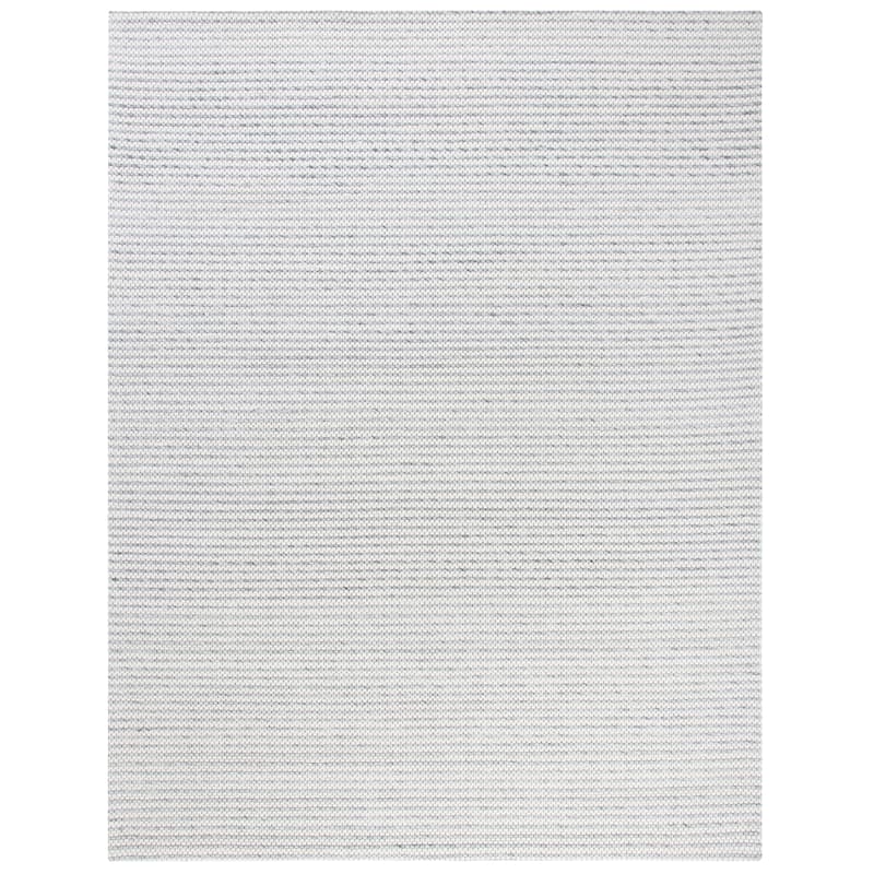 SAFAVIEH Marbella Liadain Wool Rug - 8' x 10' - Light Grey/Ivory