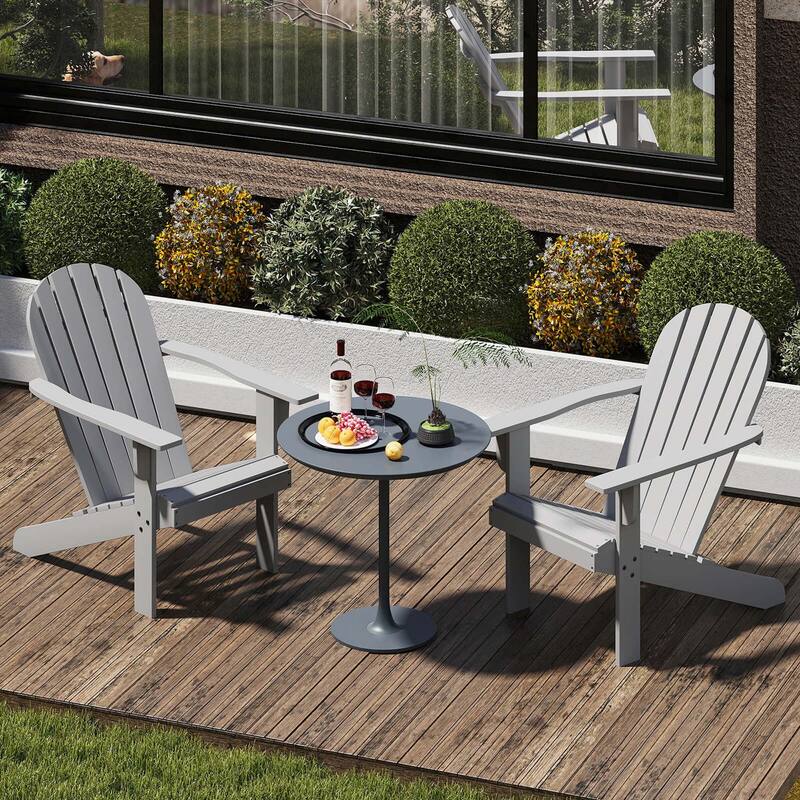 Costway Patio Adirondack Chair with Inclined Seat High Backrest & Wide - See Details