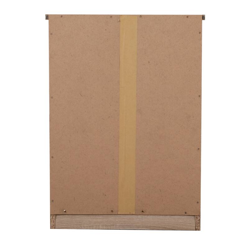 Contemporary Sandle Wood Nightstand with Spacious Top