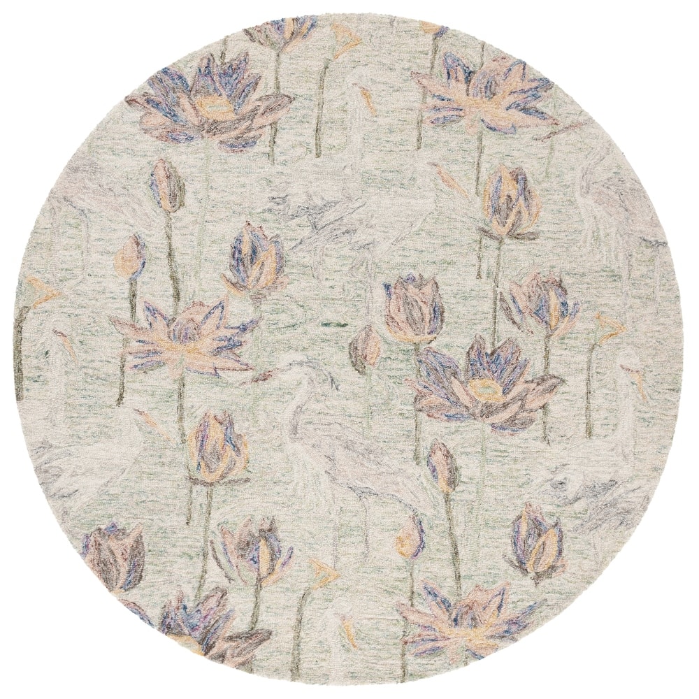 SAFAVIEH Handmade Blossom Babli Modern & Contemporary Wool Rug