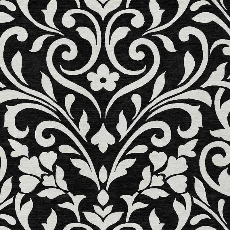 HomeRoots Floral Transitional Rectangle Outdoor Rug