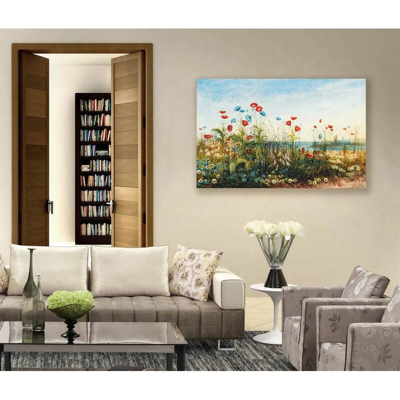 Epic Graffiti 'Malahide Estuary' by Andrew Nicholl Canvas Wall Art