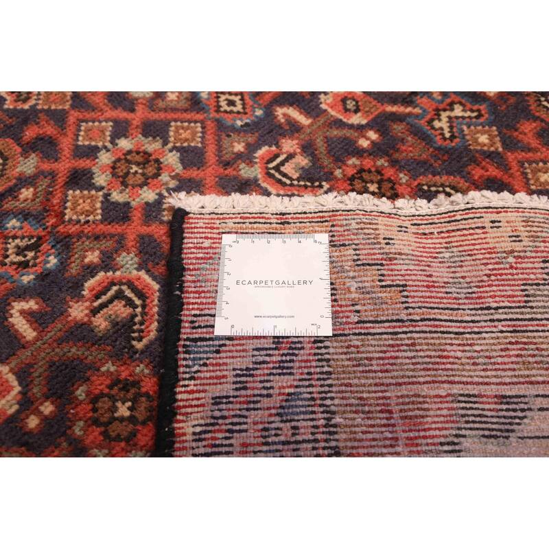 ECARPETGALLERY Hand-knotted Andelz Navy Wool Rug - 3'1 x 9'10