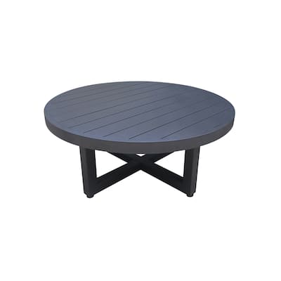 Round Outdoor Patio Coffee Table