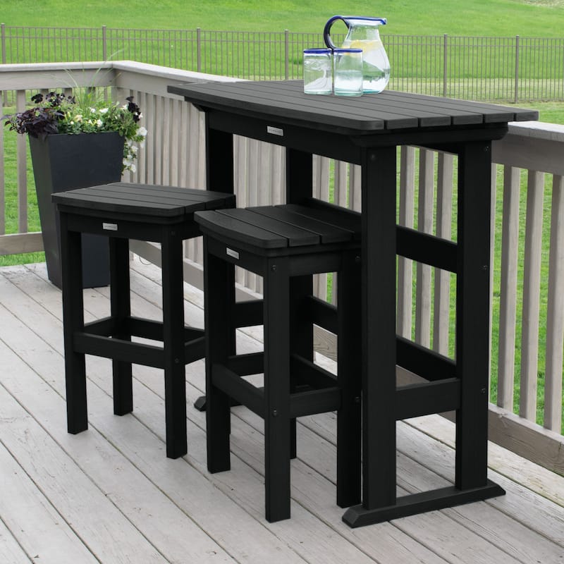 Lehigh 3-piece Outdoor Balcony Set - Bar-height