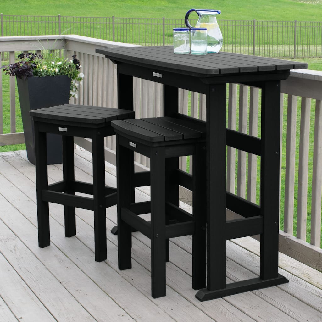 Lehigh 3-piece Outdoor Balcony Set - Bar-height