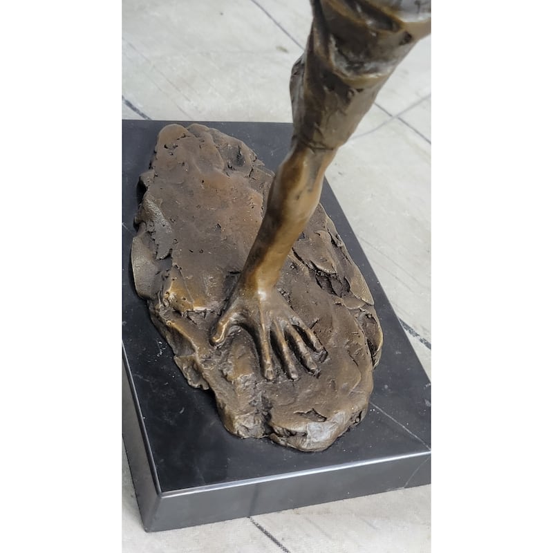 Hip Hop Breakdancer Bronze Metal Statue Sculpture Figure Signed Original Art 12 Inches X 6 Inches