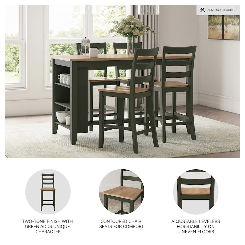 Signature Design by Ashley Gesthaven Counter Height Barstool - 17" W x 21.5" D x 41.38" H