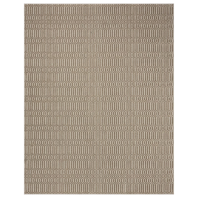 Nautica Modern Geo Indoor-Outdoor Area Rugs