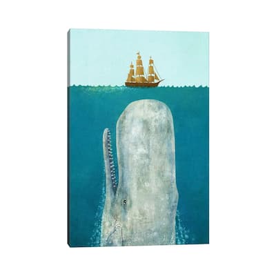 iCanvas 'The Whale' by Terry Fan Gallery-wrapped Canvas Print